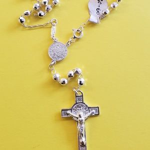 Rosario de plata 925